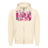 Sandshell breast cancer lpn licensed practical nurse Zipper Hoodie - JahusDesignShop