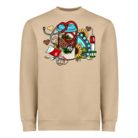 Mushroom Christmas sunflower gemstone nurse Heavyweight Sweatshirt - JahusDesignShop