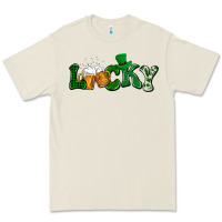 Bone Lucky with beer St. Patricks day Premium Tee - HowdyJamesFarm