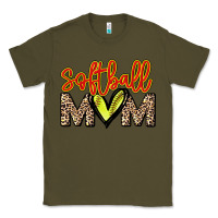 Army Green Softball mom mother's day Classic Tee - HowdyJamesFarm