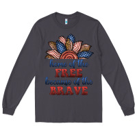 Smoke home of the free because of the brave Long Sleeve Tee - BundleAndBundleShop