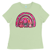Matcha breast cancer rainbow gnomes Ladies Tee - FaDigitalArtStudio