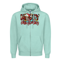 Seafoam mooey christmas sunflower Zipper Hoodie - JahusDesignShop