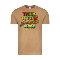 Vintage Camel thick thighs juneteenth vibes Vintage Tee - FaDigitalArtStudio