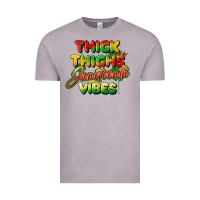 Thick Thighs Juneteenth Vibes Vintage Tee | Teevron