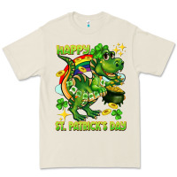 Happy St. Patrick's Day T-rex Premium Tee | Teevron