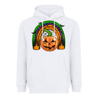 White halloween rainbow Heavyweight Hoodie - JahusDesignShop