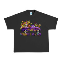 Pigment Black mardi gras skull truck Urban Heavy Tee - FaDigitalArtStudio