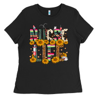 Black Western Nurse Life Ladies Tee - FaDigitalArtStudio