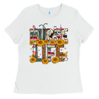 White Western Nurse Life Ladies Tee - FaDigitalArtStudio