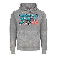 Cloud Rock Western Respiratory Therapist Life Vintage Hoodie - LillyAllenDesigns