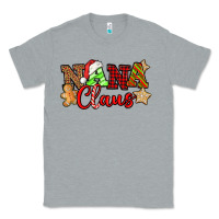 Heather Grey Nana Claus Christmas Lights And Gifts mother's day Classic Tee - HowdyJamesFarm
