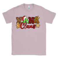 Lilac Nana Claus Christmas Lights And Gifts mother's day Classic Tee - HowdyJamesFarm