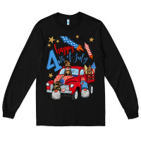 Black 4th of july truck  1 Long Sleeve Tee - BundleAndBundleShop