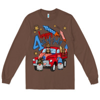 Chestnut 4th of july truck  1 Long Sleeve Tee - BundleAndBundleShop