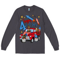 Smoke 4th of july truck  1 Long Sleeve Tee - BundleAndBundleShop