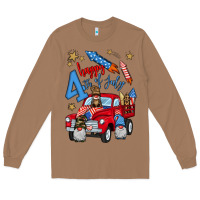 Toasted Coconut 4th of july truck  1 Long Sleeve Tee - BundleAndBundleShop