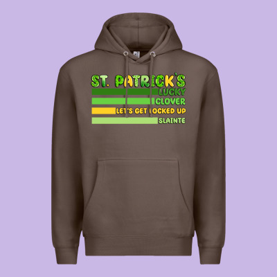 St. Patrick's Lucky Clover  Artiststas Premium Hoodie Designed By Artiststas