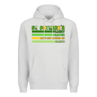 Dove Grey st. patrick's lucky clover  artiststas Premium Hoodie - Artiststas