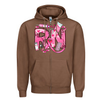 Chestnut breast cancer rn registered nurse Zipper Hoodie - JahusDesignShop