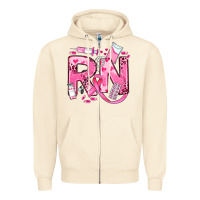 Sandshell breast cancer rn registered nurse Zipper Hoodie - JahusDesignShop