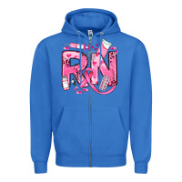 True Royal breast cancer rn registered nurse Zipper Hoodie - JahusDesignShop