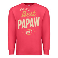 Cardinal Mens Best Papaw Ever Funny Dad / Grandpa Premium Sweatshirt - DesigneFamous