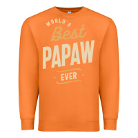 Carrot Mens Best Papaw Ever Funny Dad / Grandpa Premium Sweatshirt - DesigneFamous