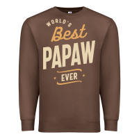 Chestnut Mens Best Papaw Ever Funny Dad / Grandpa Premium Sweatshirt - DesigneFamous