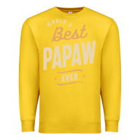 Lemon Mens Best Papaw Ever Funny Dad / Grandpa Premium Sweatshirt - DesigneFamous