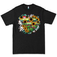 Black South Carolina State Map Premium Tee - RanaPortraitStore