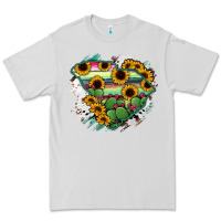Dove Grey South Carolina State Map Premium Tee - RanaPortraitStore