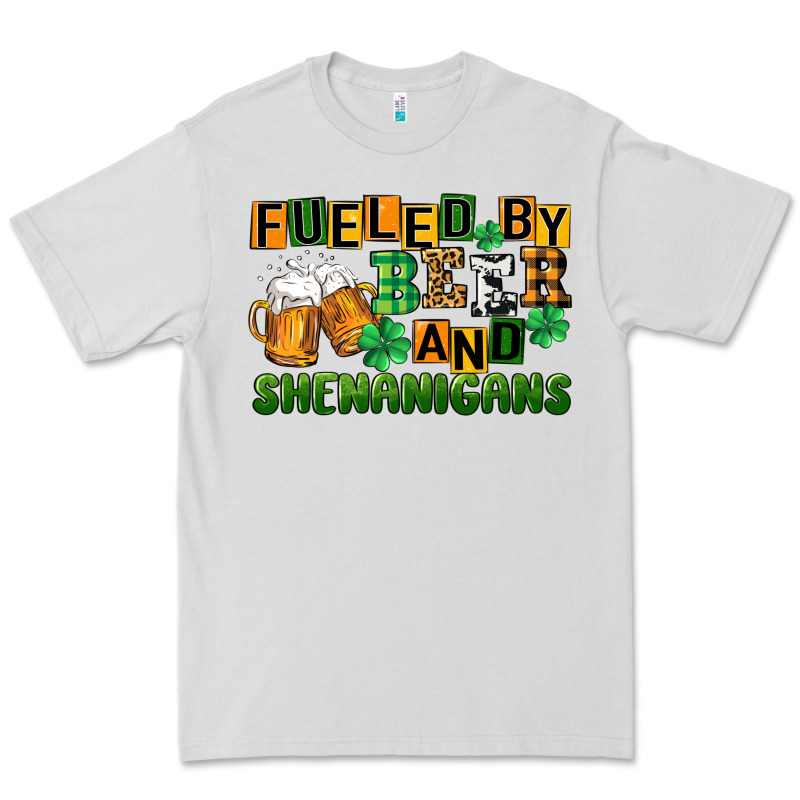 Fueled By Beer And Shenanigans Premium Tee by CowGirlArtShop | Teevron