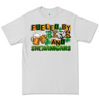 Dove Grey fueled by beer and shenanigans Premium Tee - CowGirlArtShop