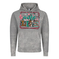 Cloud Rock Nurse life leopard frame Vintage Hoodie - LillyAllenDesigns