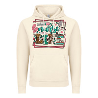 Vintage Artic Nurse life leopard frame Vintage Hoodie - LillyAllenDesigns