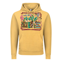 Vintage Mustard Nurse life leopard frame Vintage Hoodie - LillyAllenDesigns