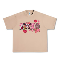 Burro Xoxo Baby Cow Valentine's Day Urban Heavy Tee - FaDigitalArtStudio