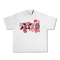 Lunar Rock Xoxo Baby Cow Valentine's Day Urban Heavy Tee - FaDigitalArtStudio