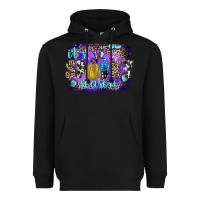 Black it's spooky season Heavyweight Hoodie - JahusDesignShop