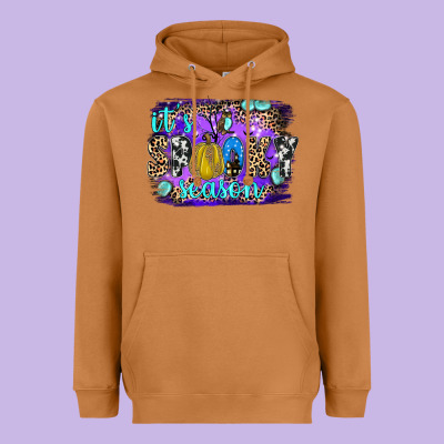 It's Spooky Season Heavyweight Hoodie Designed By Jahusdesignshop