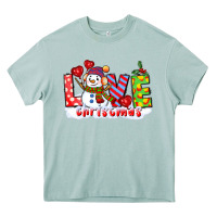 Arona love christmas snowman Heavy Core Tee - CowGirlArtShop
