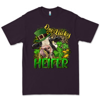 Plum One lucky Heifer Premium Tee - CowGirlArtShop