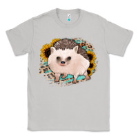 Moon Dust hedgehog with sunflowers and leopard Classic Tee - Jasminsmagicworld