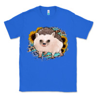 True Royal hedgehog with sunflowers and leopard Classic Tee - Jasminsmagicworld