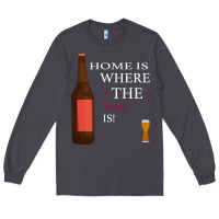 Smoke HOME IS WHERE THE WINE IS Long Sleeve Tee - Bettercallsaul