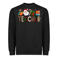Black teacher christmas Heavyweight Sweatshirt - JahusDesignShop