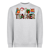 Heather Grey teacher christmas Heavyweight Sweatshirt - JahusDesignShop