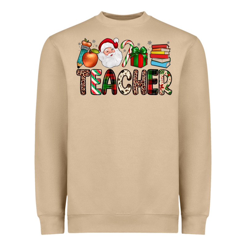 Teacher Christmas Heavyweight Sweatshirt by JahusDesignShop | Teevron