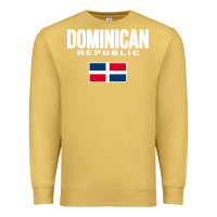 Antique Gold dominican republic Premium Sweatshirt - DesigneFamous